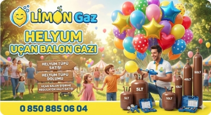 Uçan Balon Helyum Gazı